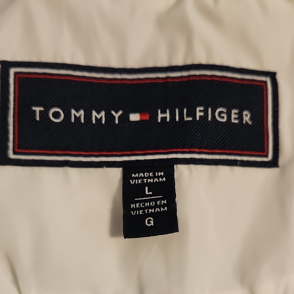 Tommy Hilfiger White Wind Breaker Utility Jacket - Picture 2 of 14